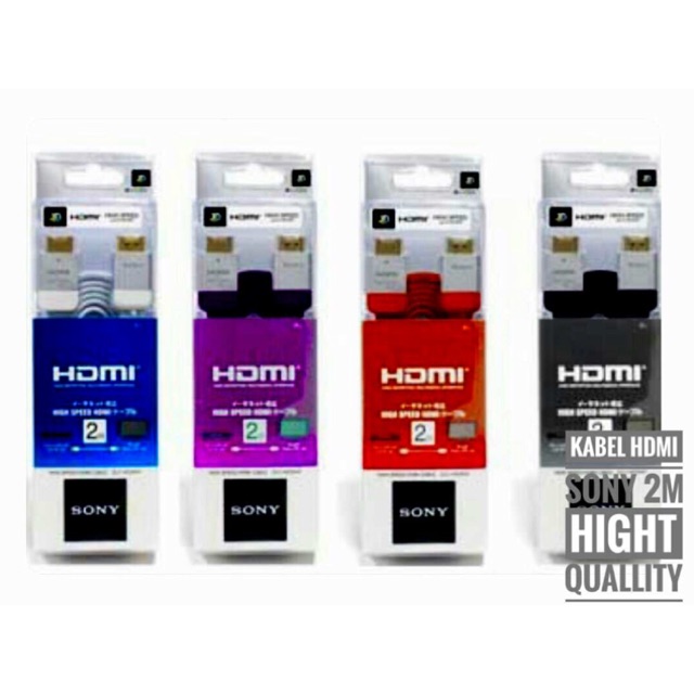 Kabel HDMI SONY 2M HQ HIGH SPEED V1.4