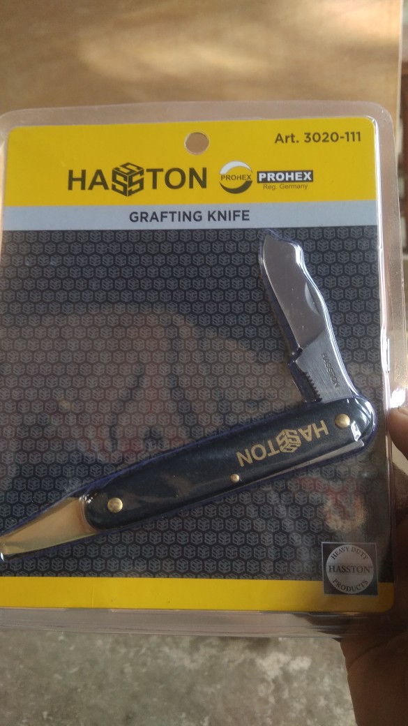 Pisau Grafting Okulasi Lipat Saku Stek Cangkok Ranting Pohon Prohex Hasston 3020-111