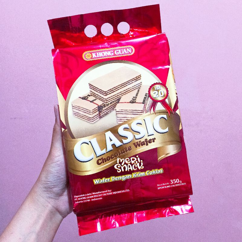 

Khong Guan Classic Chocolate Wafer 350gr