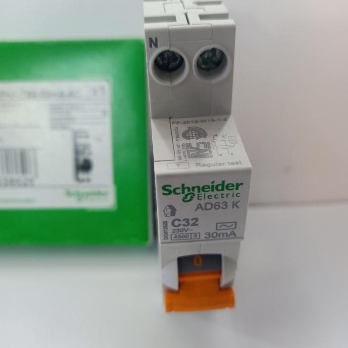 ELCB/RCBO SLIM DOMAE SCHNEIDER 1P-32A