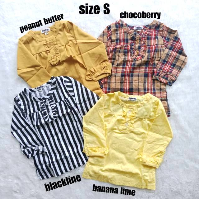 Jolie top | kemeja anak branded | baju