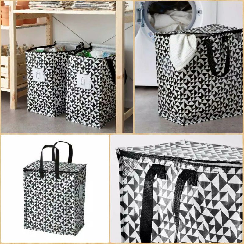 TAS BELANJA/TAS LAUNDRY/ TAS BESAR IKEA ADA RISLETING 49x35x47
