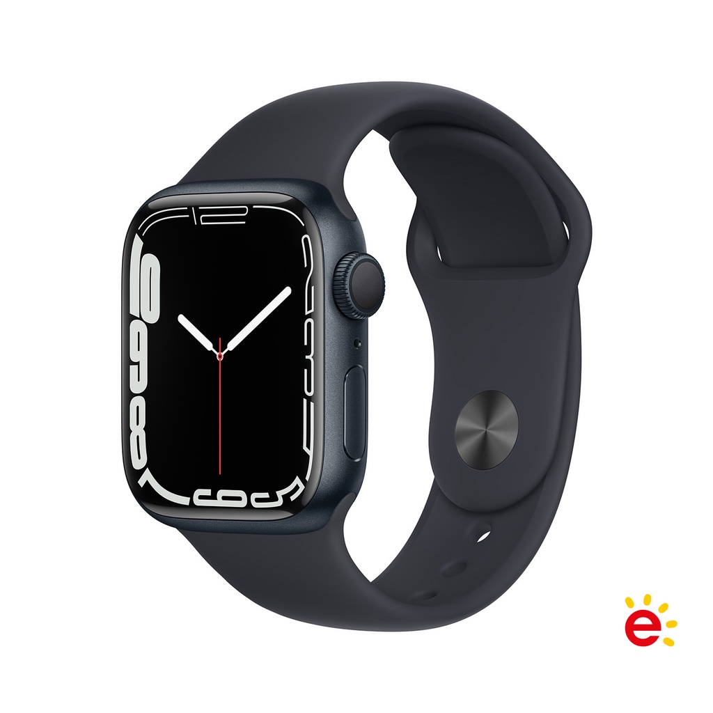 New Apple Watch Series 7 41mm GPS, Midnight, Midnight Sport Band