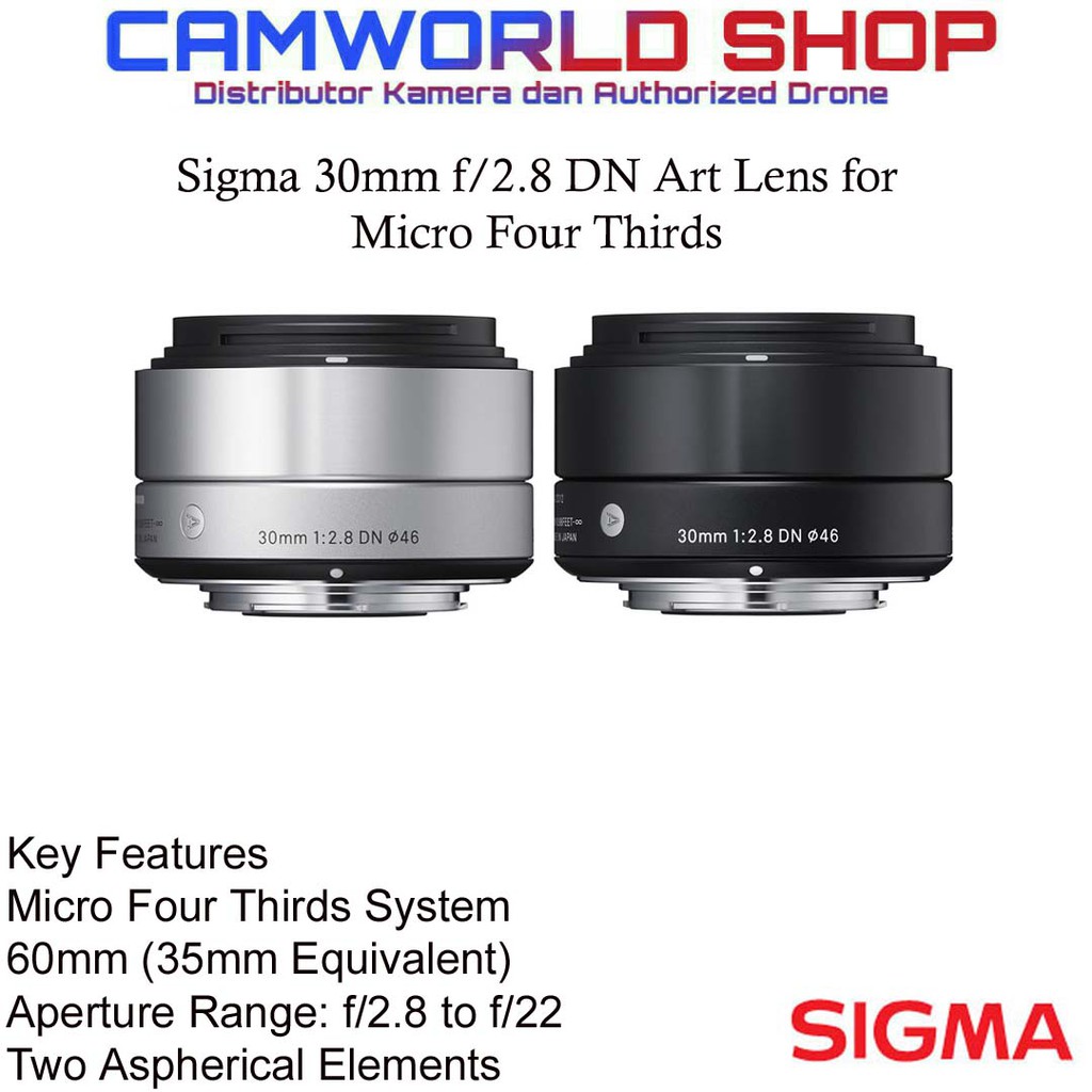 Lensa Sigma 30mm F2.8 DN For Sony E-Mount
