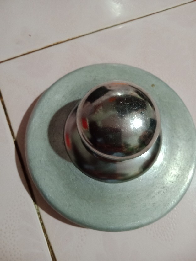 Knop Handle Pegangan Pentol Tutup Panci Kaca Stainless Steel Bulat