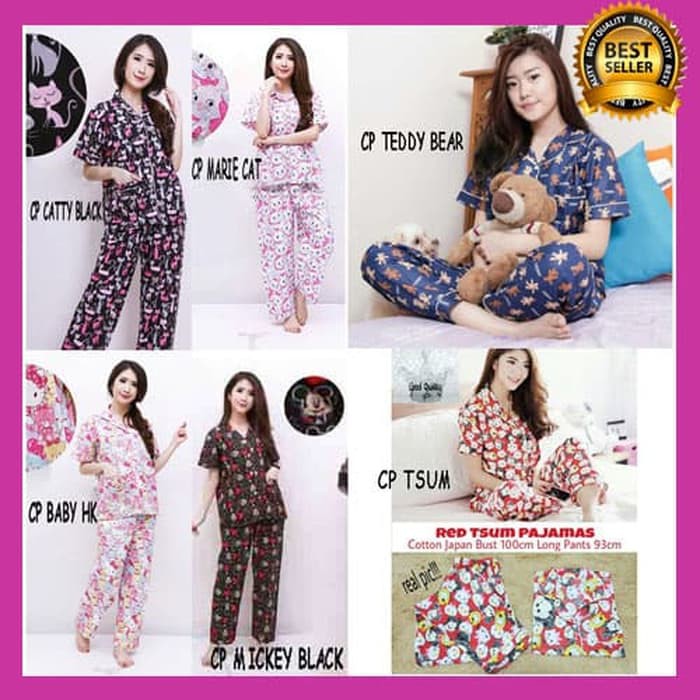 Terbaru Baju Tidur / Piyama Wanita Dewasa Selamat datang di toko kami sis..,  Jika butuh bantuan