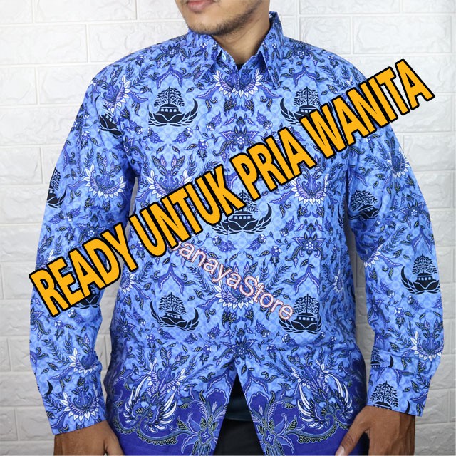 Baju Seragam Batik KORPRI PRIA WANITA termurah Pakai PURING