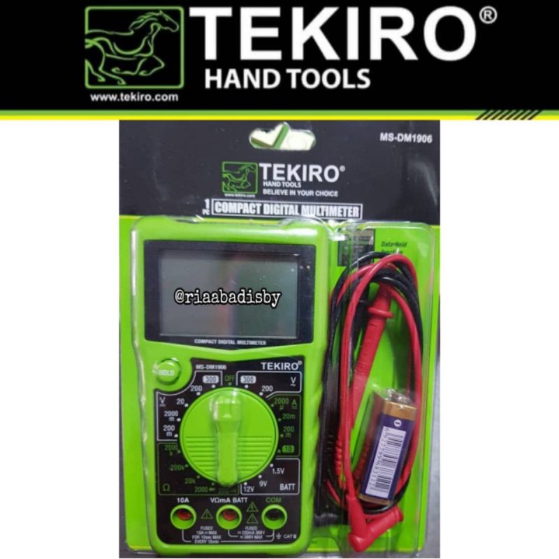 Compact Digital Multimeter Tekiro New (Avometer Digital)