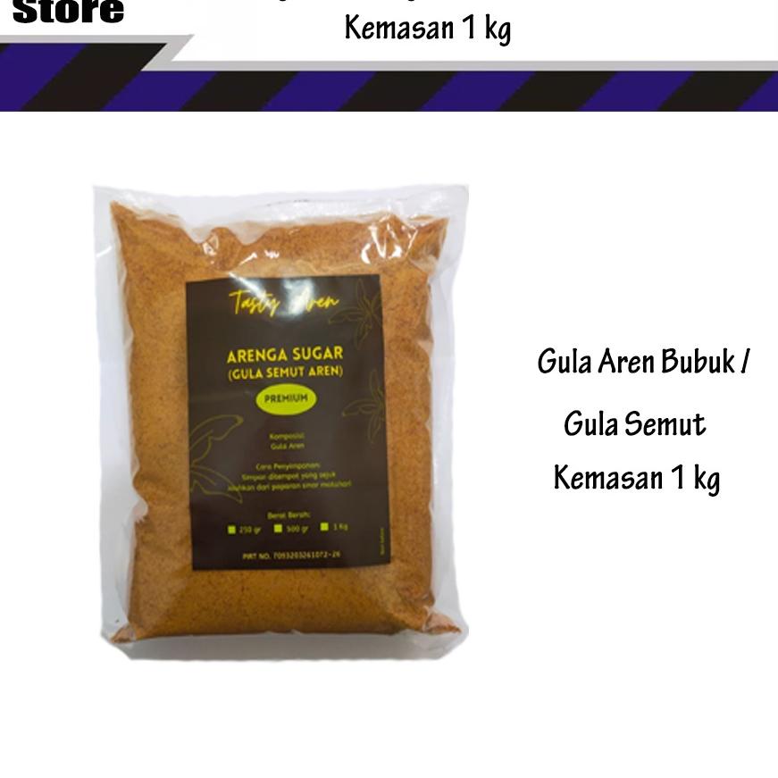

Update - Arenga Palm Sugar / Gula Aren Bubuk / Gula Semut Ukuran 1kg ✔