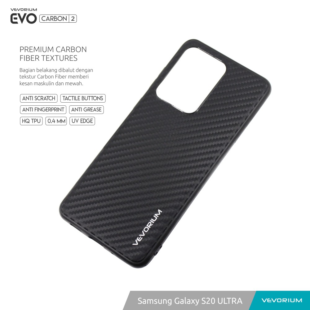 VEVORIUM EVO CARBON Samsung Galaxy S20 ULTRA Soft Case Softcase