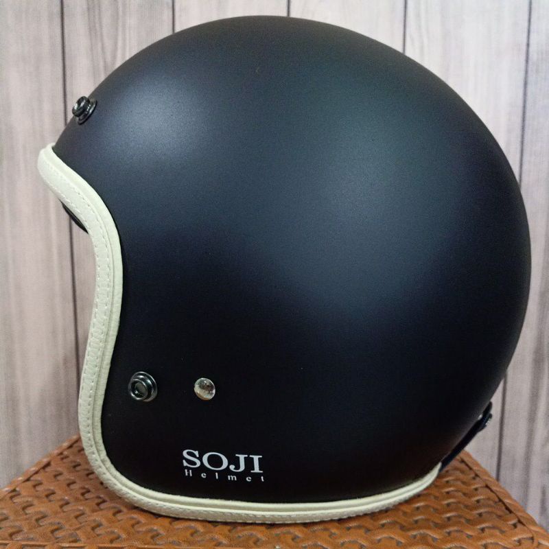 Helm Bogo Soji Hitam Dop