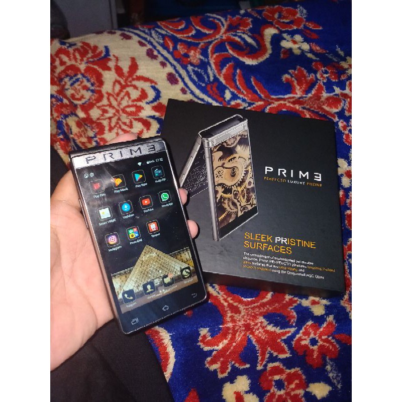 Prime Perfecto Luxury Phone HP Flip Dual Layar