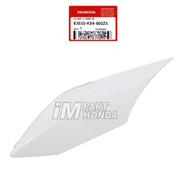 Cover Body Belakang Kiri CRF 150 L Putih 83650-K84-900ZA