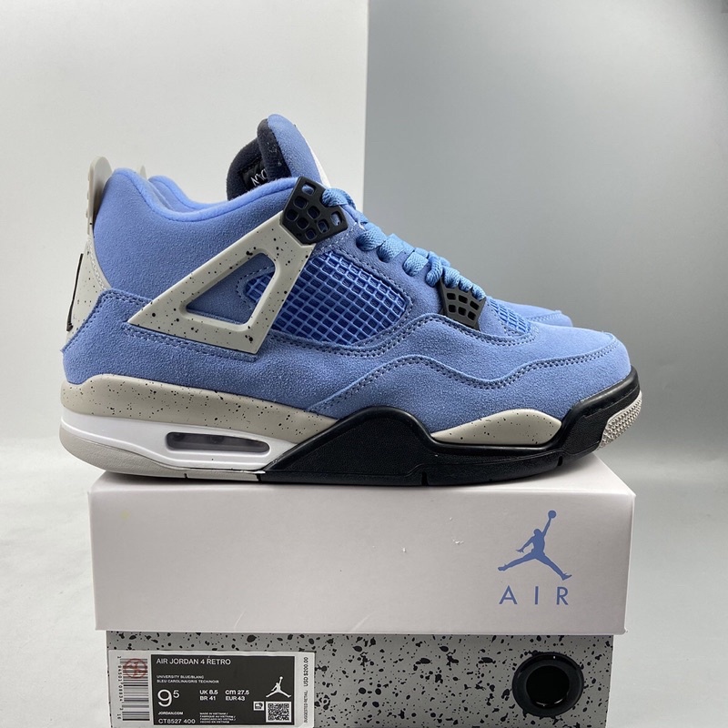 university jordan 4 blue