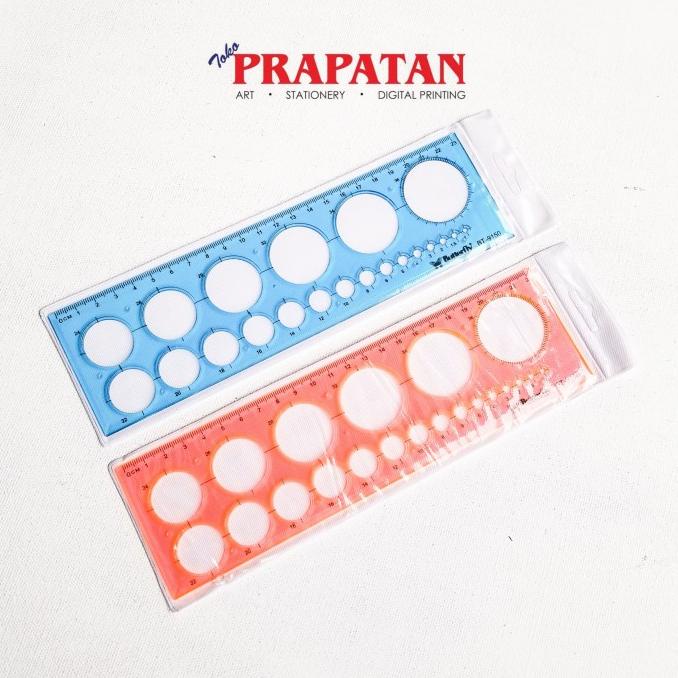 

Penggaris Lingkaran / Mal Lingkar Butterfly BT-9100