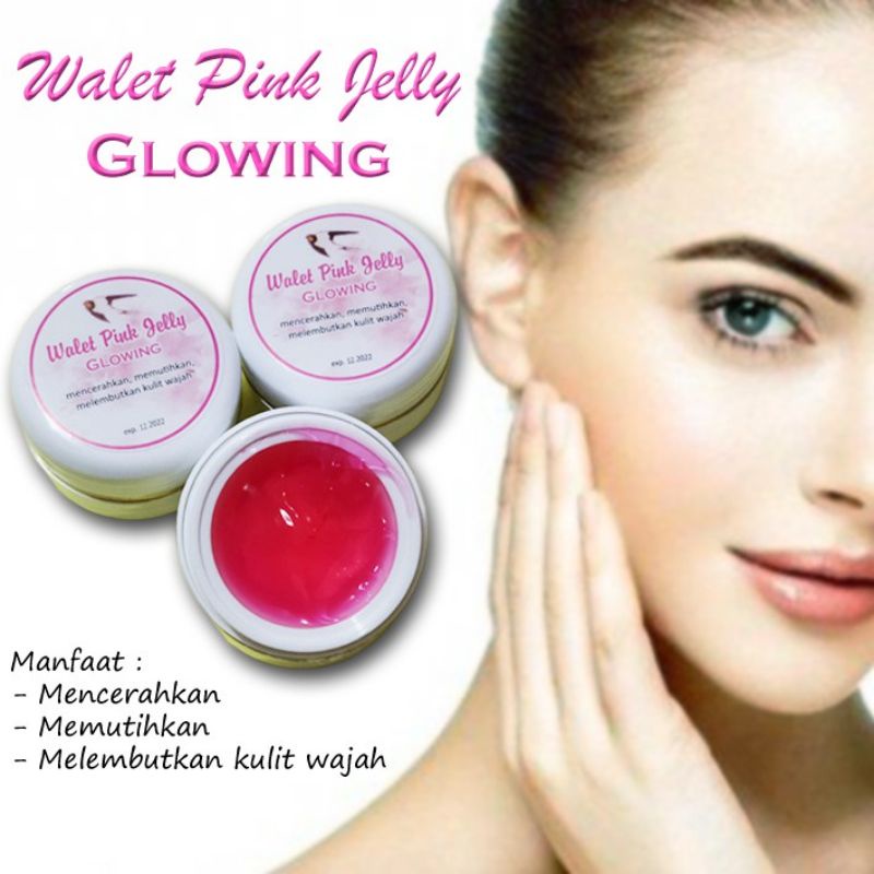 Original walet pink jelly glowing proses bpom