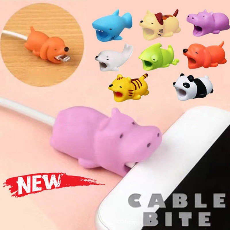 Cute Cable Bite Cable Protector Cable Winder Animal Bite Organizer