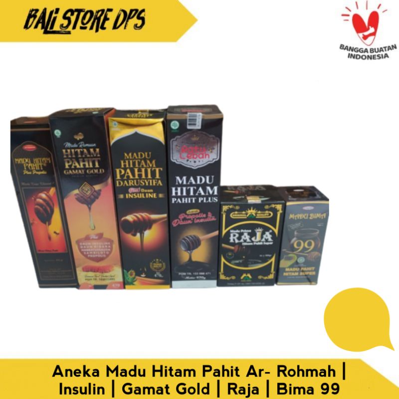 

Madu Hitam Pahit Insulin Gamat Arrohmah Bima 99