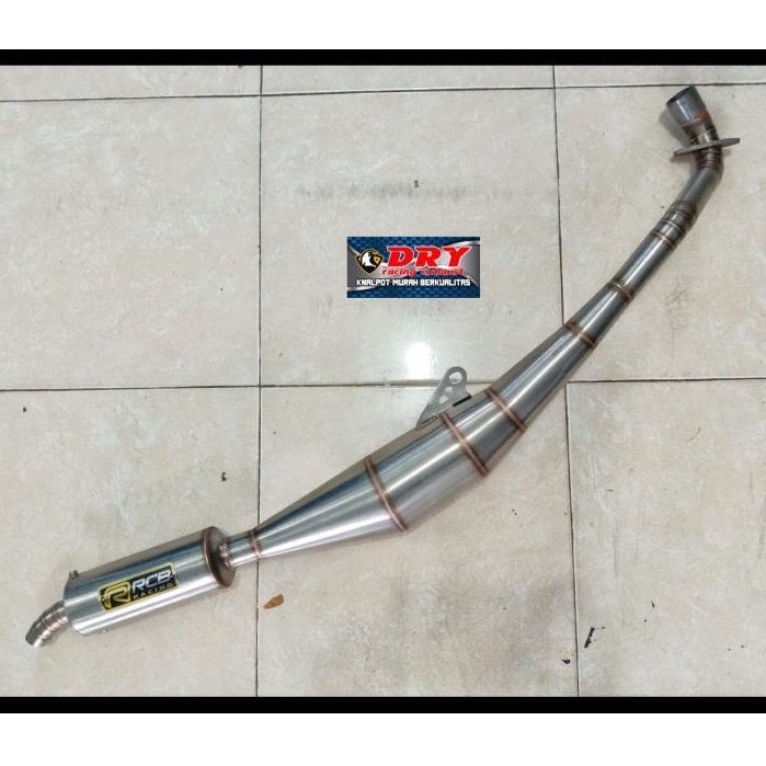 KNALPOT FIZ R/FORCE ONE STANDAR RACING RCB FULL STENLESS