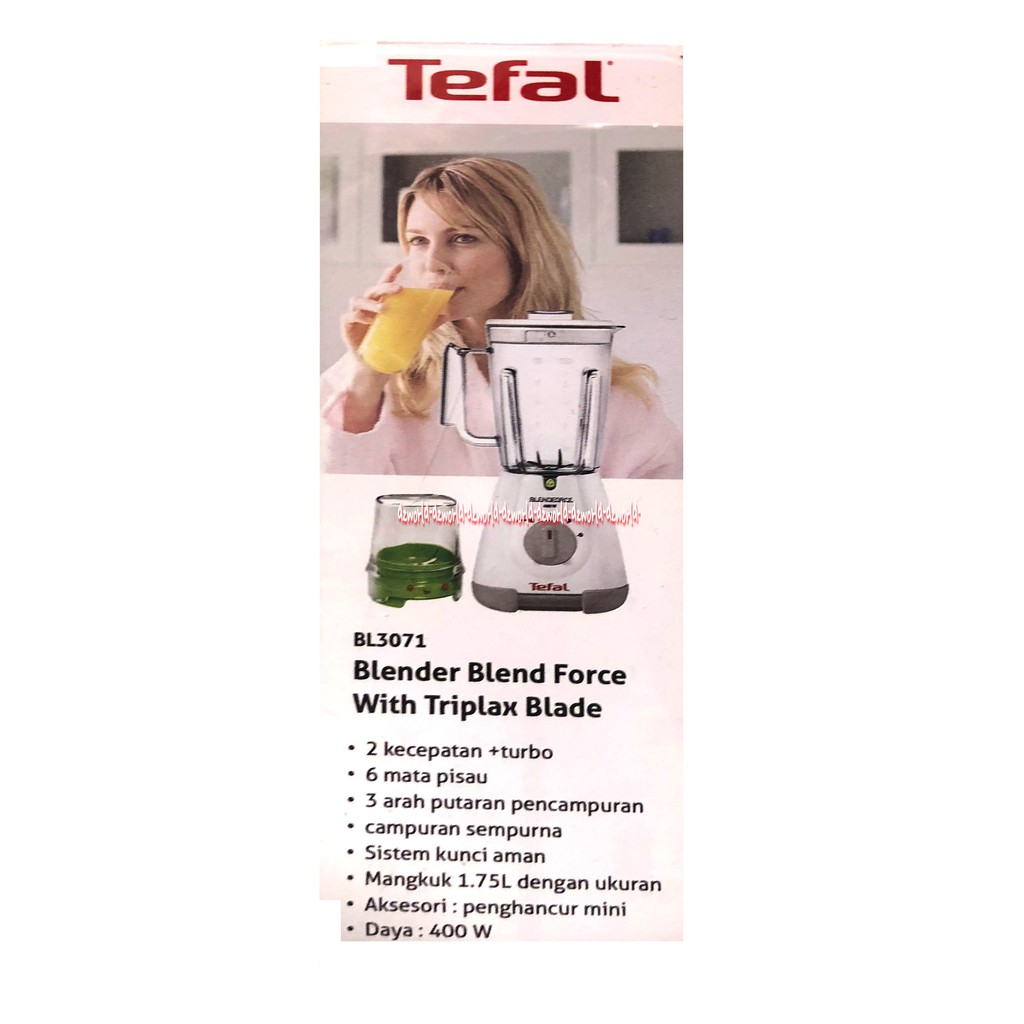 Tefal Blender BL3071 Blender Blend Force With Triplax Blade Tefal BL3071 NEW Blendforce w/Triplax