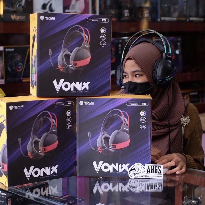 NEW ARRIVAL REXUS VONIX F88 HEADSET GAMING
