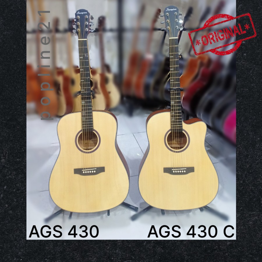 Gitar Akustik SCORPION AGS430 / Scorpion AGS 430 Acoustic Guitar