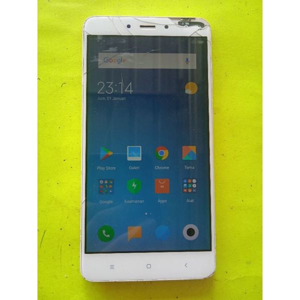 Hp second Xiomi redmi note 4 original ram 3/64gb minus