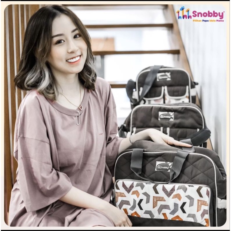 Snobby Tas Bayi Kecil / Medium / Besar Saku Print Artsy Series - TPT 5871 5872 5873 5874