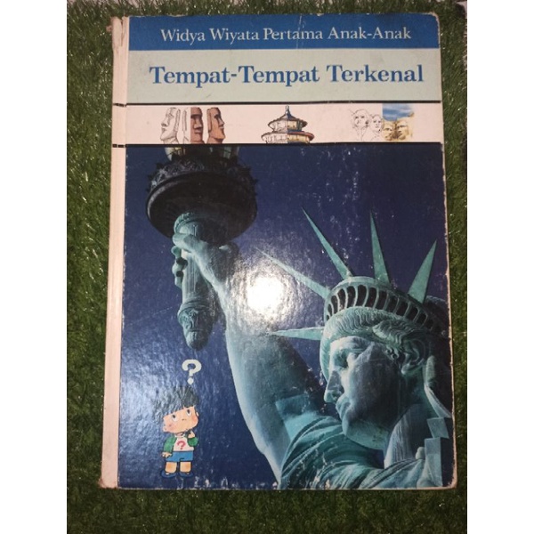 Buku pengetahuan anak - WWP Widya wiyata pertama - TEMPAT TEMPAT TERKENAL (preloved)