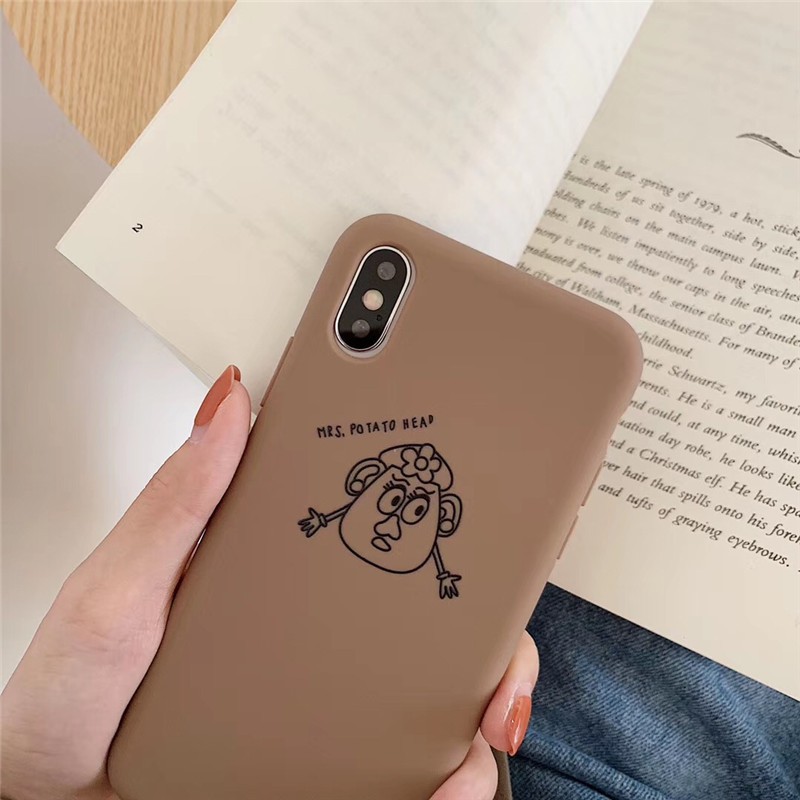 Potato Head Softcase Printing Oppo neo7 f1s a1k a7 a5s f9 vivo y83 y71 y53 redmi 4a 7a 6a 5+ note 5a