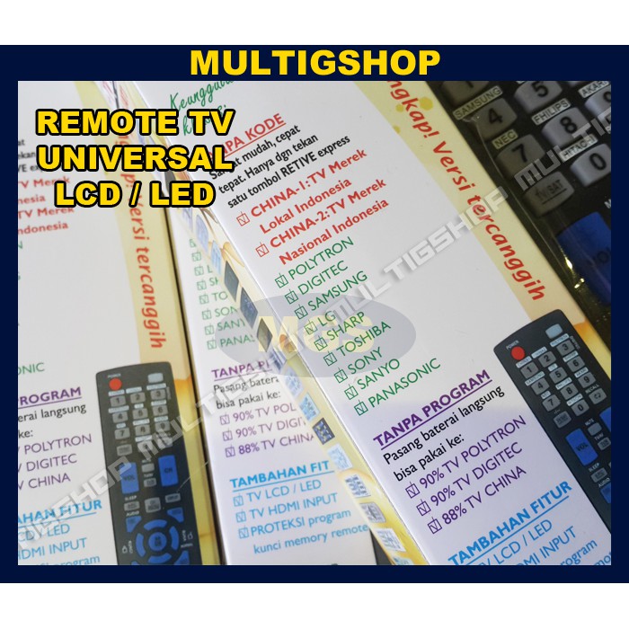 Remote TV LED Universal