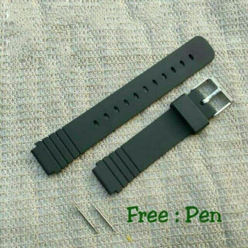 STRAP TALI JAM CASIO MQ-71 / MQ71 / MQ 71 FREE PEN RUBBER SILICONE STRAP CASIO MQ-71