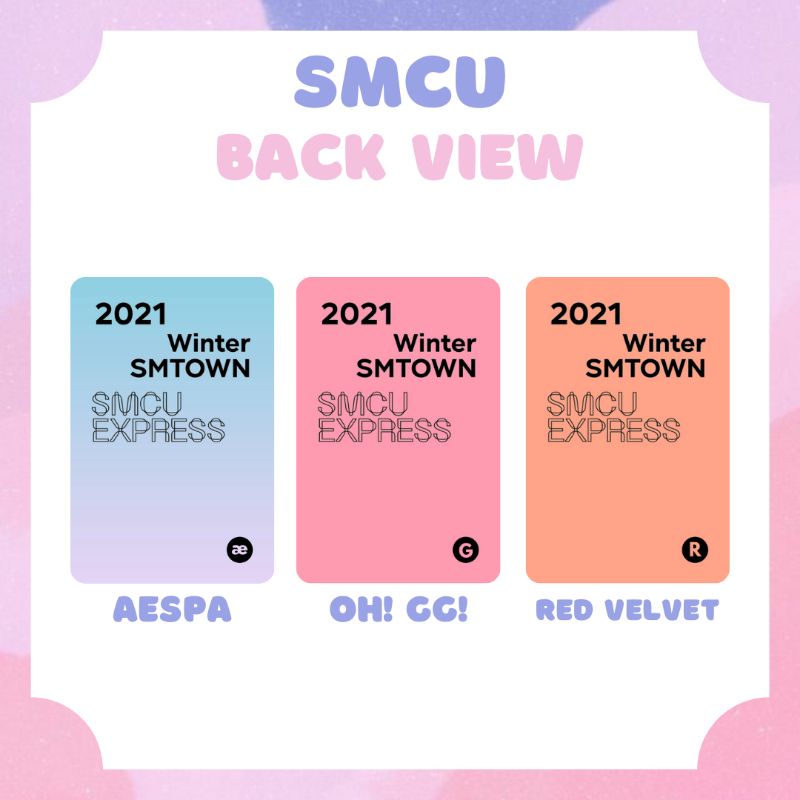 [SMCU] PHOTOCARD SMCU OH! GG! GIRLS GENERATION SNSD RED VELVET ‼️ BACA DESKRIPSI ‼️