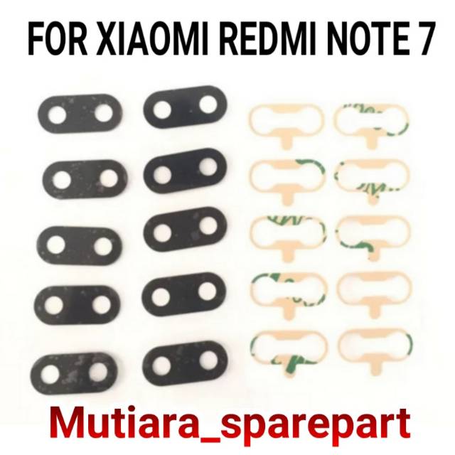 KACA LENSA KAMERA BELAKANG XIAOMI REDMI NOTE 7