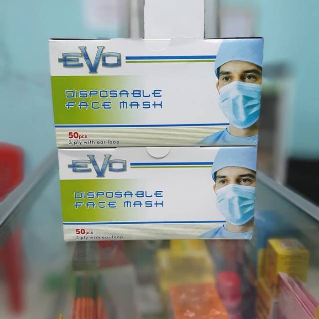 Masker Sensi Evo 3ply Surgical Mask Earloop