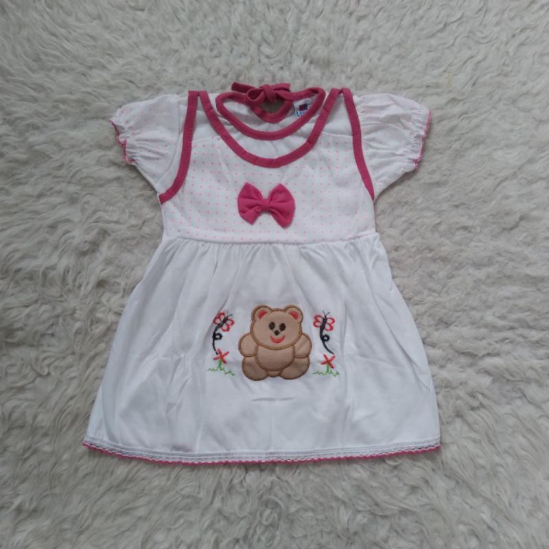 baju bayi bear dress