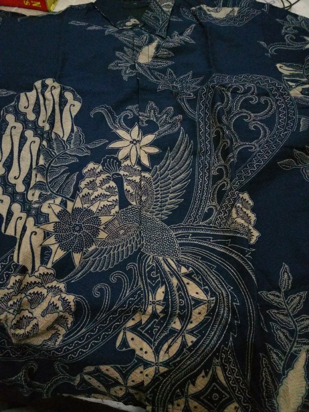 Kemeja Batik Pria Bahan Katun Premium Reguler Fit Prabu E012