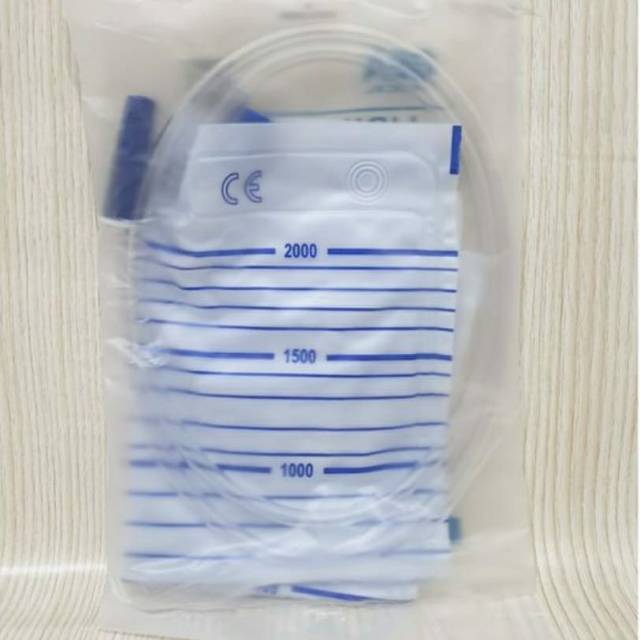 Urine Bag 2000 Ml / Tempat Air Kencing 2 Liter / Kantong Urine 2000ml / 2000cc