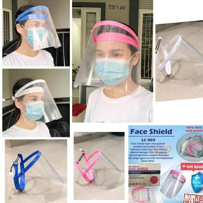 Face Shield Buka Tutup Murah Safety Faceshield Mika Murah Open Close