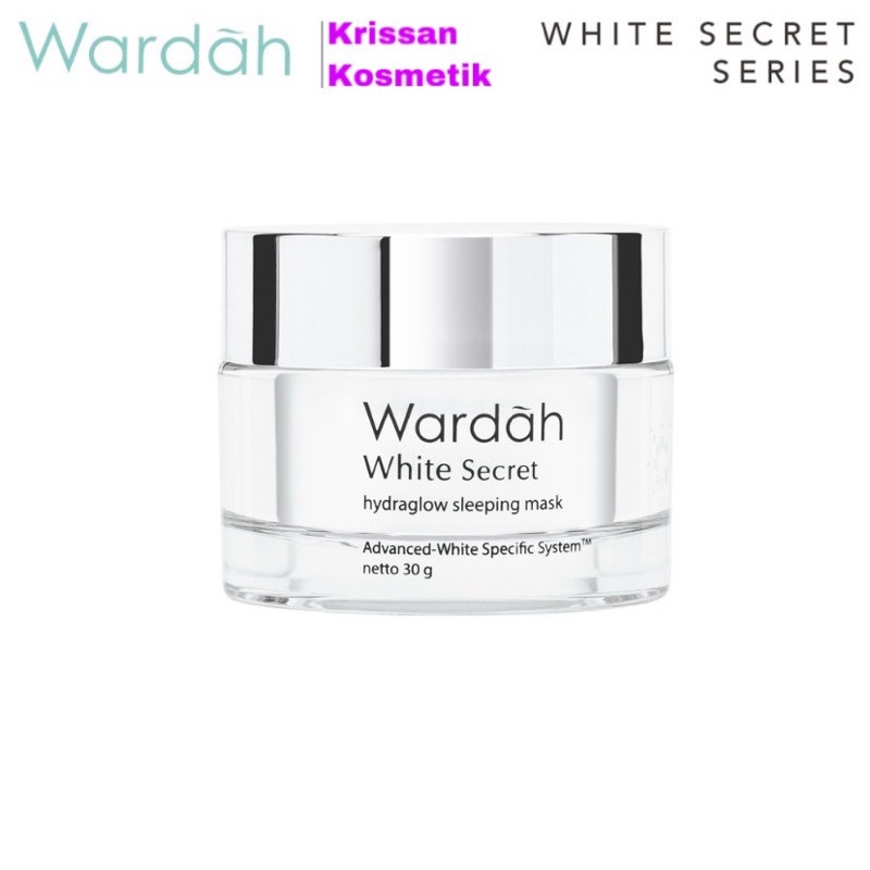 White Secret HydraGlow Sleeping Mask 30 gr, SkinCare Original BPOM