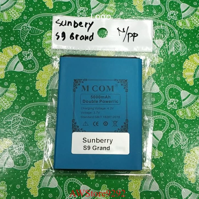 Mcom Battery Batre Baterai Double Power Mcom Sunberry S9 Grand