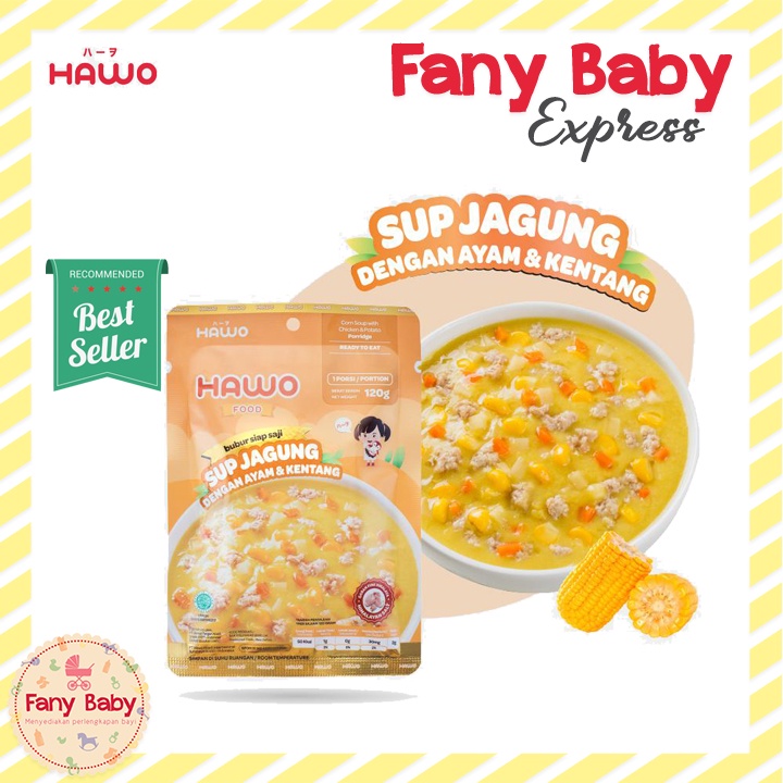 HAWOFOOD BUBUR SIAP SAJI / 120GR