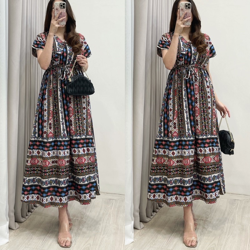 Daster Kimono Serut Homewear By Amariel-KS: Ethnic Black