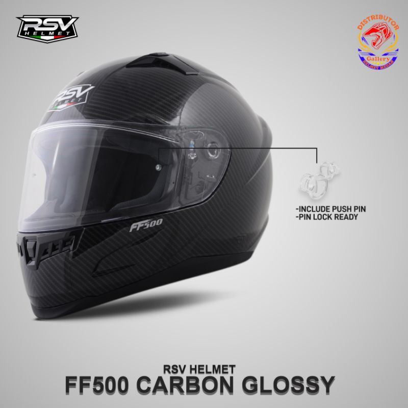 HELM RSV FF500 CARBON GLOSSY