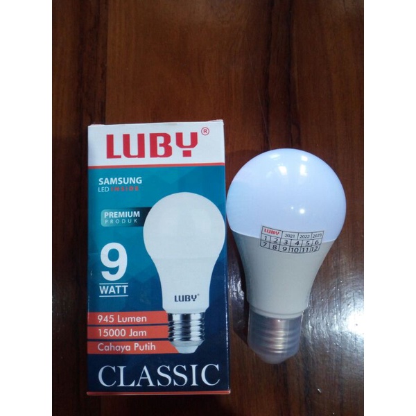 Lampu Luby Classic 9 Watt