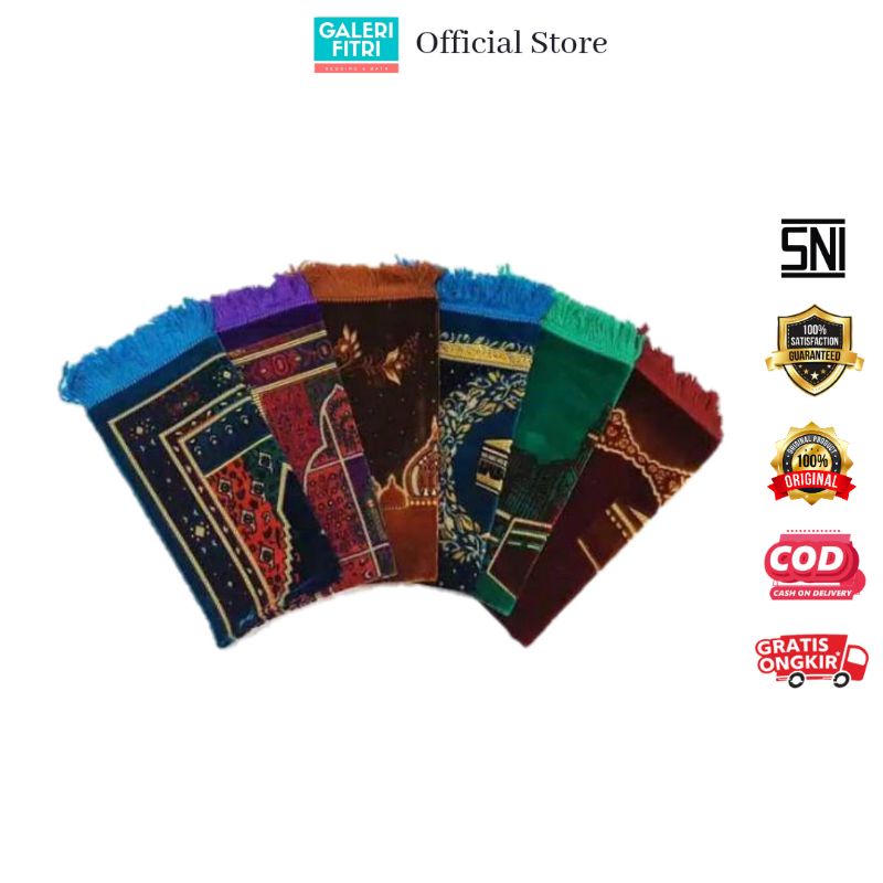 Sajadah Turki Tebal Tanggung (55x105 cm) - Sajadah Import Turki Tanggung - Sajadah Turki Tanggung - 