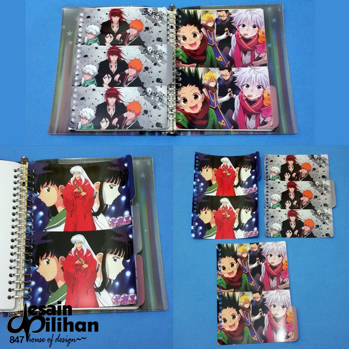 

Pembatas Binder Samping Bleach Inuyasha 2 Ring, 6 Ring, 20 Ring, 26 Ring 1 Set 3 Lembar Glossy Murah