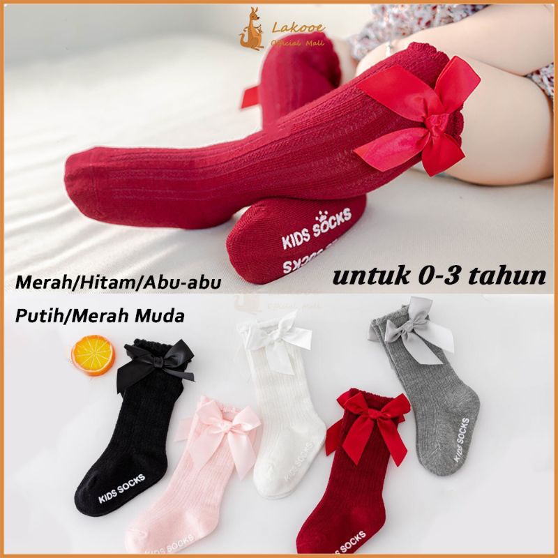 KAOS KAKI BAYI ANAK ANTI SLIP / KAOS KAKI BAYI PANJANG BABY SOCKS