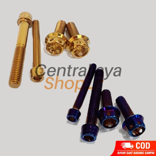 Baut Probolt Original, Baut Kerucut Kaliper Monoblock Nissin Brembo, Ninja, Beat, Nmax, Universal