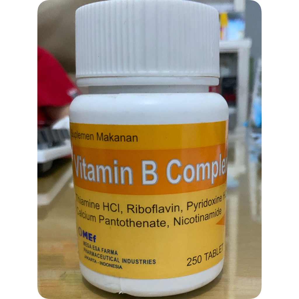 Jual Vitamin B Complex Mef 250 Tablet | Shopee Indonesia